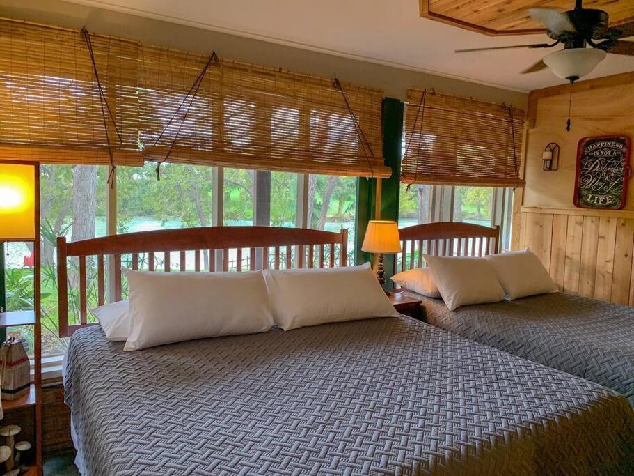 The River Haven - Sleeps 32 - On Guadalupe River Seguin Eksteriør bilde