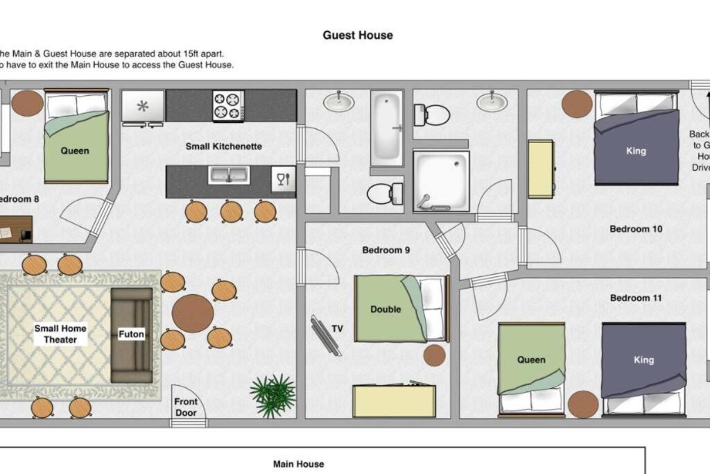 The River Haven - Sleeps 32 - On Guadalupe River Seguin Eksteriør bilde